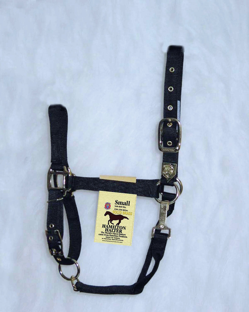 Hamilton Halter Company - Adjustable Chin Horse Halter With Snap