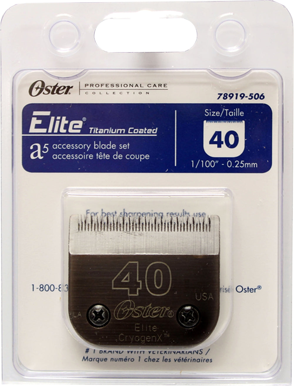 Oster Corporation-Elite Replacement Blade- Black #40